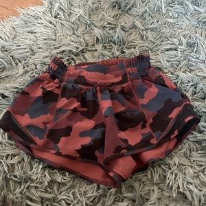 Navy camo Lululemon shorts